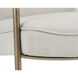 Lincoln Beige Linen Lounge Chair